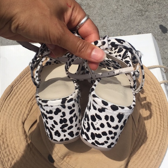 RAYE / Coldstone  Mary Jane fur sandal - Picture 4 of 6